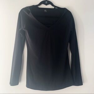 ZELLA BY NORDSTROM LS Hoodie T-shirt Black Size Small